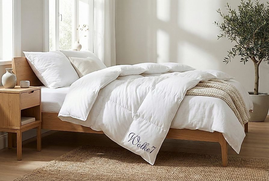 HANSKRUCHEN Daunenbettdecke Wolke 7, Füllung: 90% Daunen, 10% Federn, Bezug günstig online kaufen