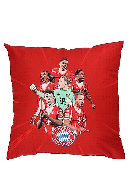 FC Bayern München Kopfkissen Kissen Player 2025-26 40x40 cm I Rot I 40 x 40 günstig online kaufen