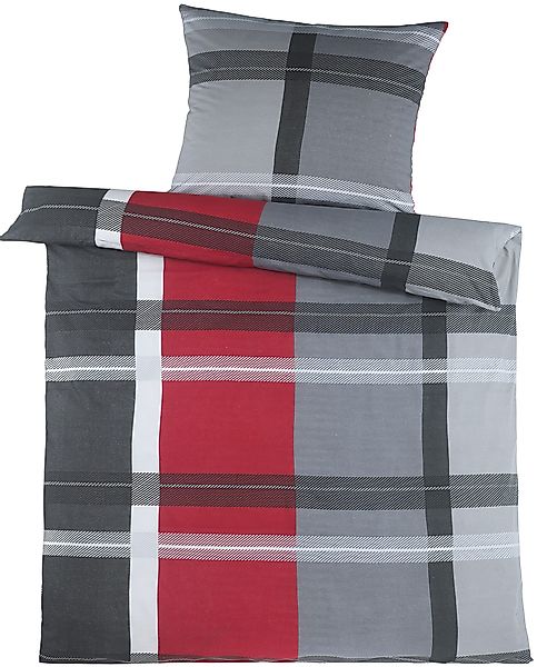 KH-Haushaltshandel Bettwäsche 2-tlg. Biber Winter Bettwäsche, günstig online kaufen