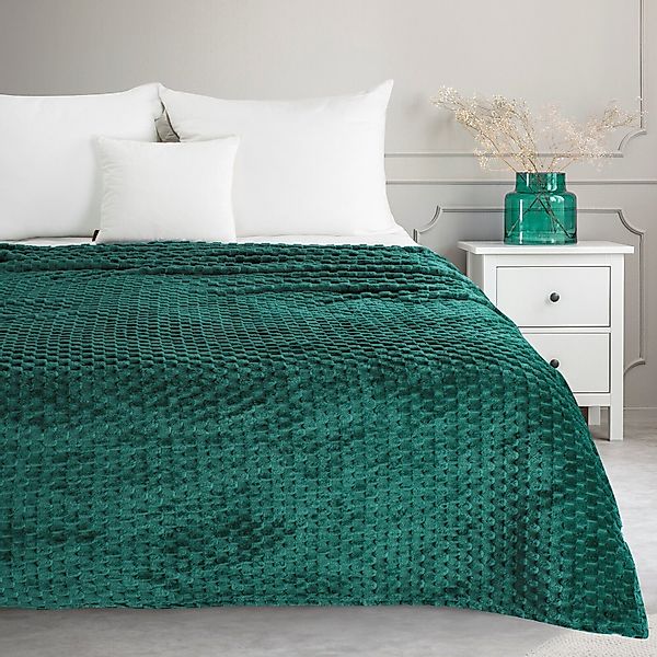 Wohndecke CINDY/6, Design91, Tolle Struktur, Waffelmuster, günstig online kaufen