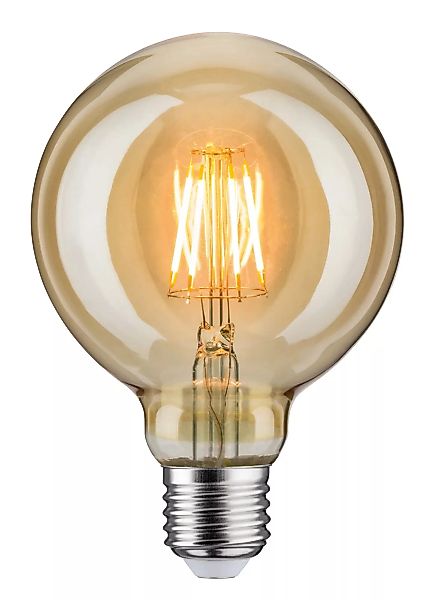 LED Vintage Globe 95 E27/6,5W gold ¦ Maße (cm): H: 13,8  Ø: 9.5 Lampen & Le günstig online kaufen