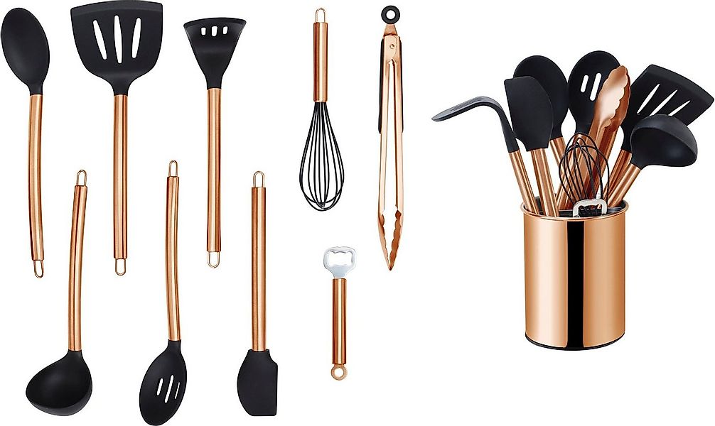 ECHTWERK Küchenorganizer-Set, (Set, 10-tlg), Kochbesteck mit Edelstahlgriff günstig online kaufen