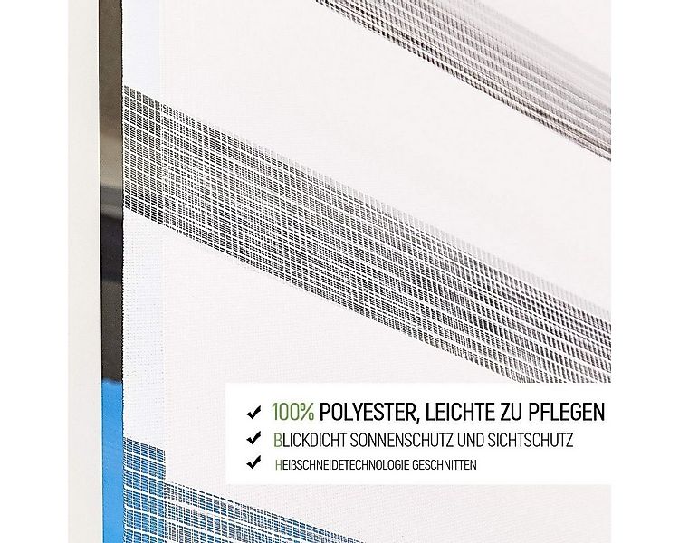 Doppelrollo Klemmfix ohne Bohre, OUBO, verdunkelnd, Fensterrollo Seitenzugr günstig online kaufen