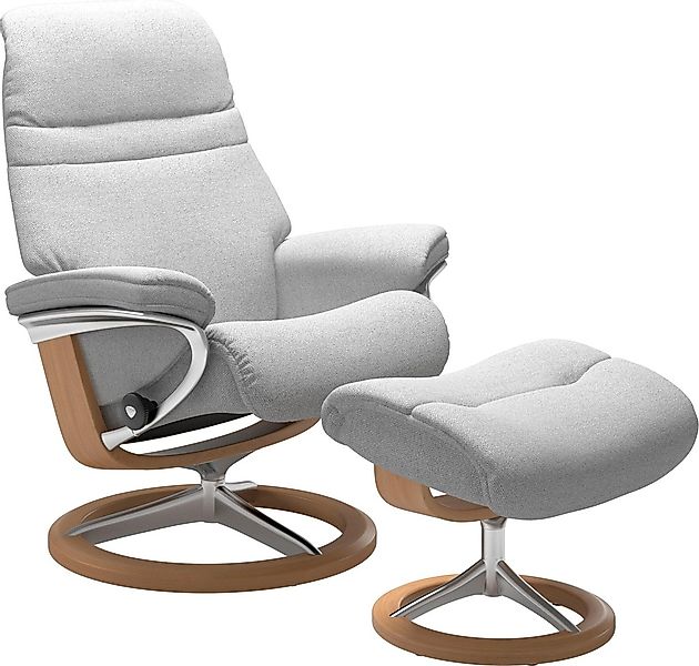 Stressless® Relaxsessel »Sunrise«, (Set, Relaxsessel mit Hocker), mit Signa günstig online kaufen