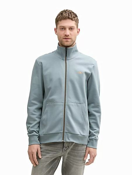 TOM TAILOR Rundhalspullover Sweatjacke mit Stehkragen günstig online kaufen