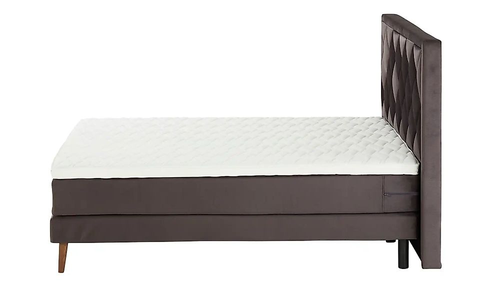 Playboy Boxspringbett  Audrey ¦ grau ¦ Maße (cm): B: 150 H: 118 Betten > Bo günstig online kaufen