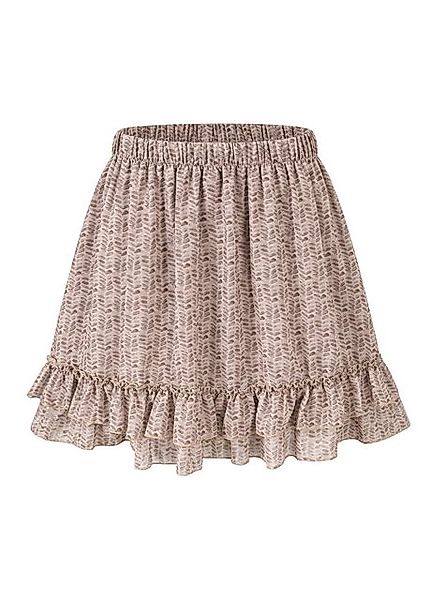SASSYCLASSY A-Linien-Rock Rüschenrock Damen kurz in günstig online kaufen