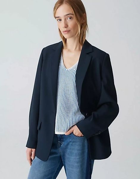 OPUS Jackenblazer Jari gerader Schnitt normale Länge Twill günstig online kaufen