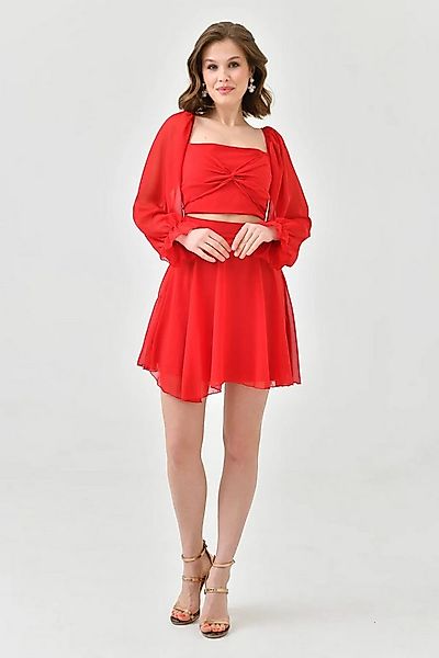 WOMAN VISION Minikleid Elegantes Design, einteiliges Minikleid mit Ausschni günstig online kaufen