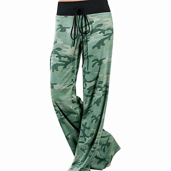 FIDDY 2-in-1-Hose Damen Yoga-Hose Schlafanzughose weich Pyjamahose Fitness günstig online kaufen