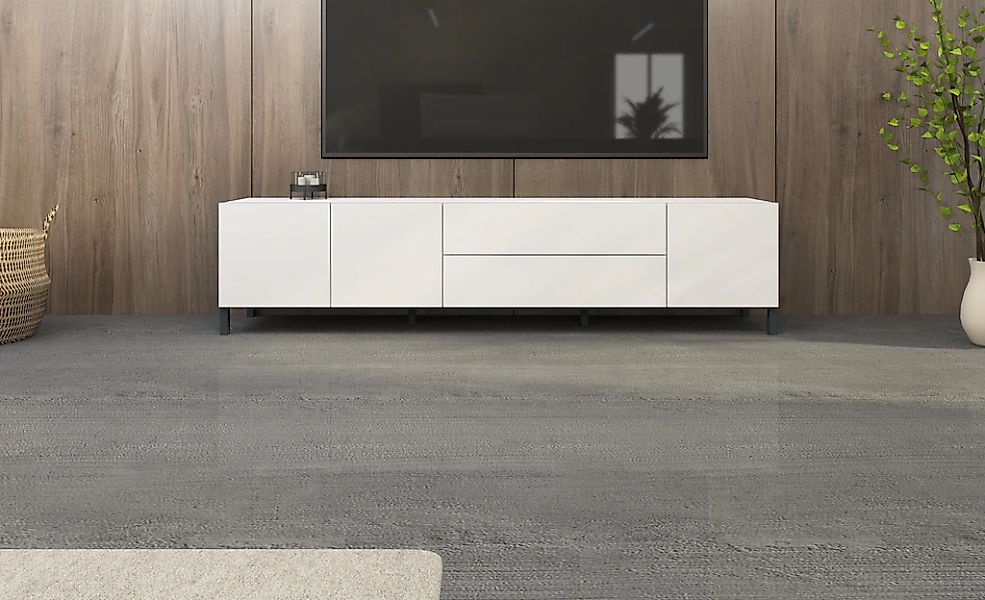 borchardt Möbel Lowboard "Sophia, Tv-Schrank Breite 190 cm" 3 Türen und 2 S günstig online kaufen