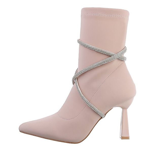 Ital-Design Damen Abendschuhe Elegant High-Heel-Stiefelette (81278329) günstig online kaufen