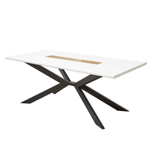 Küchen Tisch mit Spider Gestell 100 cm tief - 76 cm hoch günstig online kaufen
