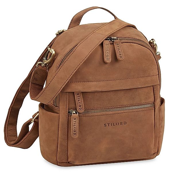 STILORD Cityrucksack "Regina" 2-in-1 Rucksack-Tasche 2 in 1 Damen Echt Lede günstig online kaufen