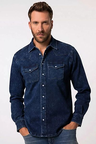 JP1880 Businesshemd JP 1880 Jeanshemd FLEXNAMIC® Denim Langarm günstig online kaufen