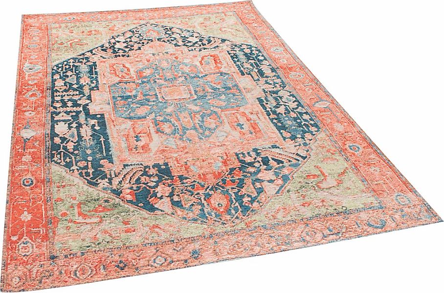TOM TAILOR HOME Teppich "Funky Orient Heriz" rechteckig 5 mm Höhe Kurzflor, günstig online kaufen