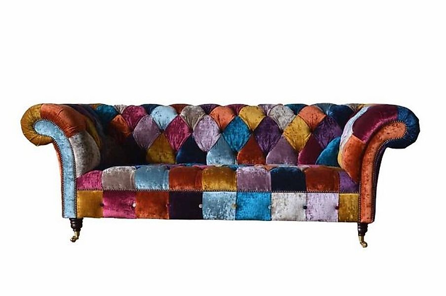 JVmoebel Chesterfield-Sofa Chesterfield Sofa hochwertig Möbel Design gemütl günstig online kaufen