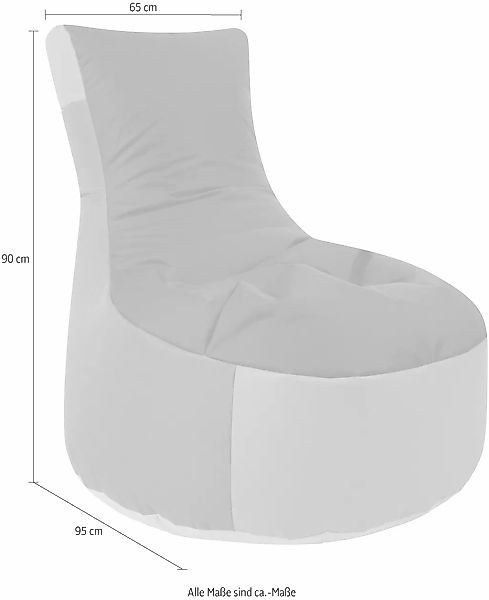 Sitting Point Sitzsack "Harlekin Swing", (1 St.) günstig online kaufen