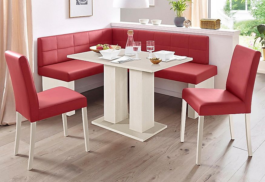 massivline&more Eckbankgruppe "Anna" Set, 4 Stk. tlg. mit 2 Stühlen mit mas günstig online kaufen