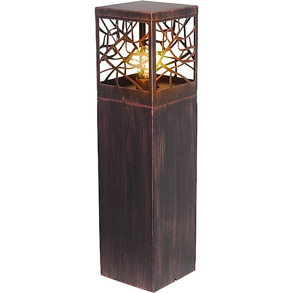 Brilliant Außen-Sockelleuchte Whitney Rostfarbe günstig online kaufen