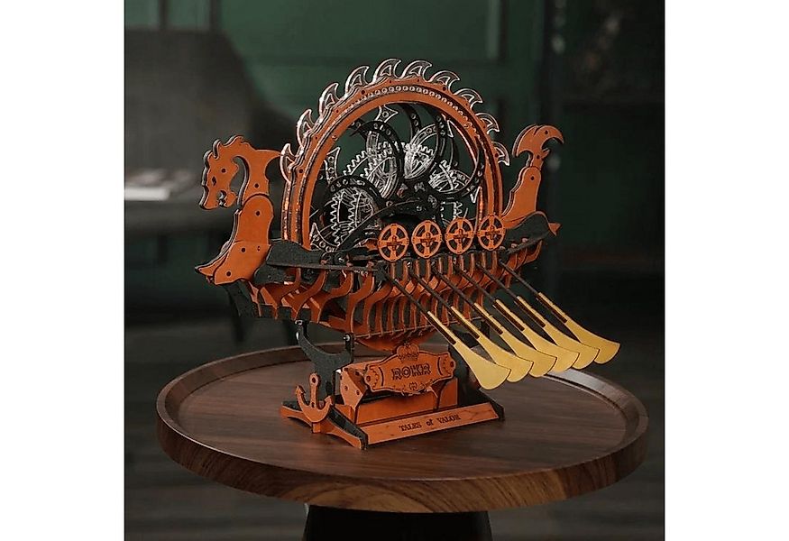 Robotime Modellbausatz Robotime Mechanisches Wikinger Drachenschiff Mechani günstig online kaufen