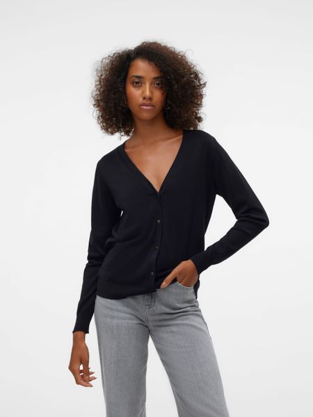 Vero Moda Strickjacke VMSILJE LS V-NECK günstig online kaufen