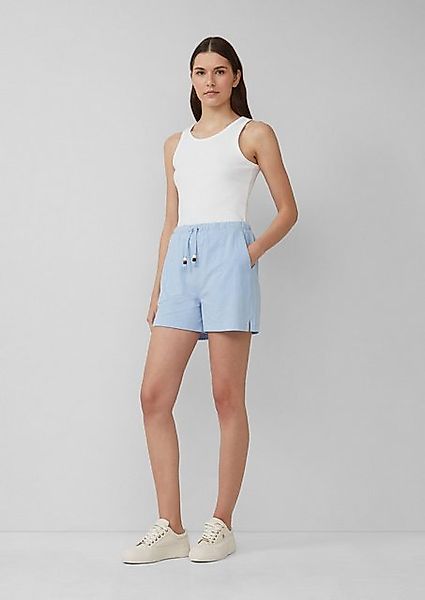 s.Oliver Shorts Jersey-Shorts mit Elastikbund Schmuckperlen günstig online kaufen