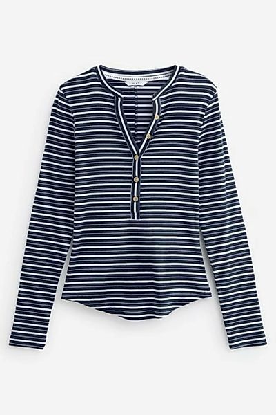 Next Langarmshirt Langärmeliges Henley-Top mit Zierknopf – Kurzgröße (1-tlg günstig online kaufen