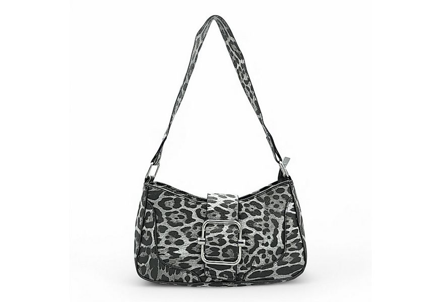 Eyecatcher Handtasche Glamouröse Schultertasche im Leoparden-Look mit Schna günstig online kaufen