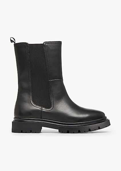 Comma Lederstiefel mit Profilsohle Stiefel günstig online kaufen