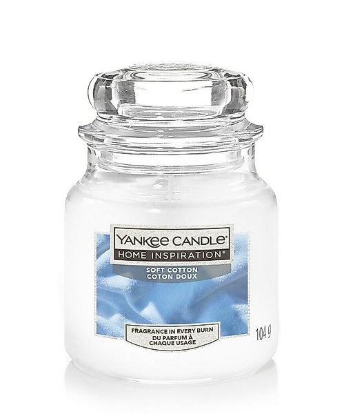 Yankee Candle Duftkerze Yankee Candle Duftkerze Kleines Glas Soft Cotton günstig online kaufen