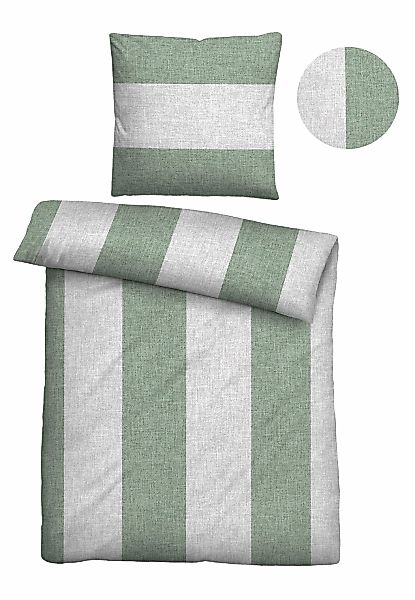 Biberna Bettwäsche "0006732" 2 Stk. kuschelig warm, pflegeleicht, temperatu günstig online kaufen