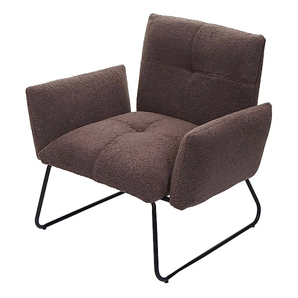 MCW Lounge-Sessel K34 Bouclé Braun günstig online kaufen