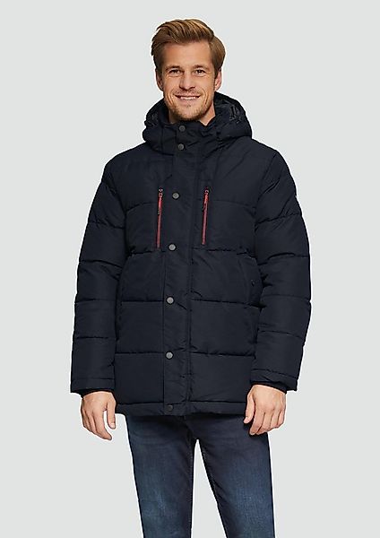 s.Oliver Winterjacke Outdoor-Jacke Gesteppter Parka mit abnehmbarer Kapuze günstig online kaufen