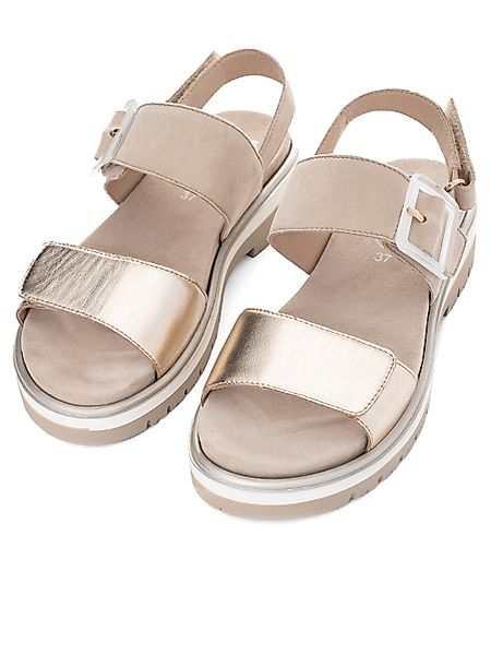 Ara MALAGA Plateausandaletten, Plateausandale, Klettschuh in Bequemweite G günstig online kaufen