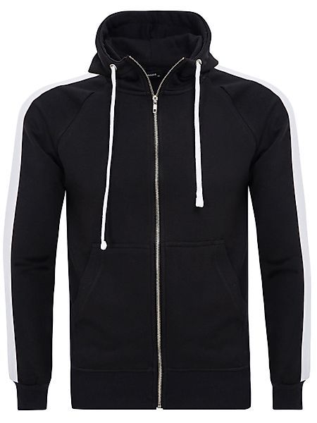 Pittman Kapuzensweatjacke Retro Zipper Hoodie Stripe günstig online kaufen