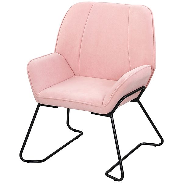 HOMCOM Moderner Loungesessel Lesesessel mit breitem und gepolstertem Sitzbe günstig online kaufen