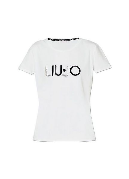 Liu Jo T-Shirt - Shirt - Kurzarmshirt - T-Shirt mit Applikationen günstig online kaufen