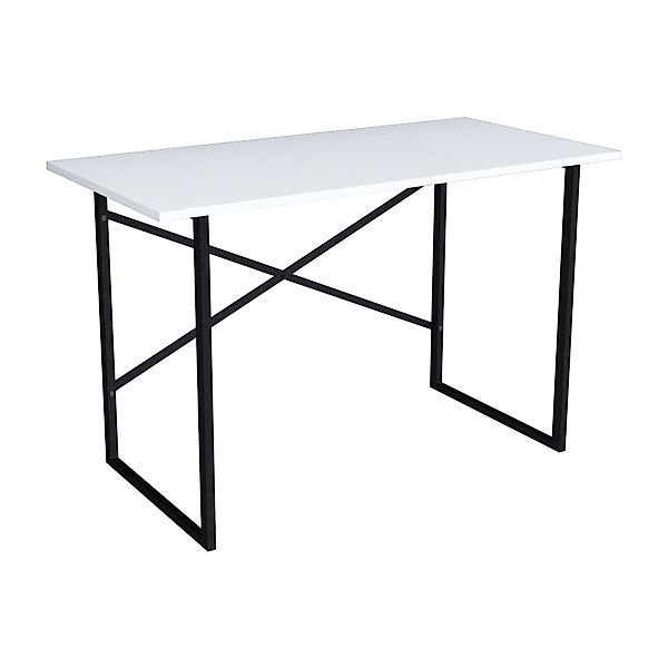 en.casa Schreibtisch, »Tjeldsund« Bürotisch 120x60x75cm Weiß günstig online kaufen
