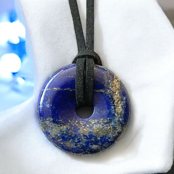 Steinfixx® Lange Kette echter Edelsteindonut 30 günstig online kaufen