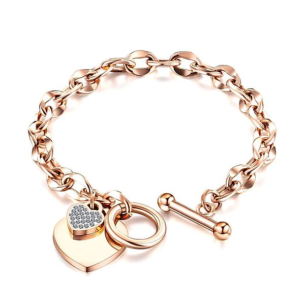 COLLEZIONE ALESSANDRO Armband Strassherz (1-tlg) günstig online kaufen