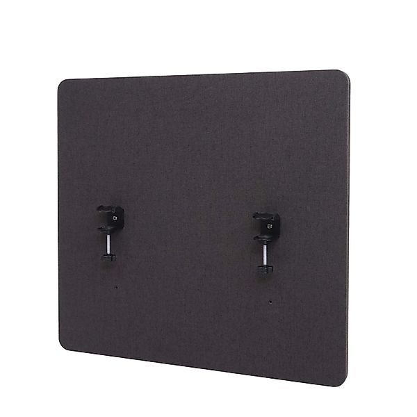Proregal Akustik-Tischtrennwand HxBxT 60x65x2 cm Doppelwandig Stoff Braun-G günstig online kaufen