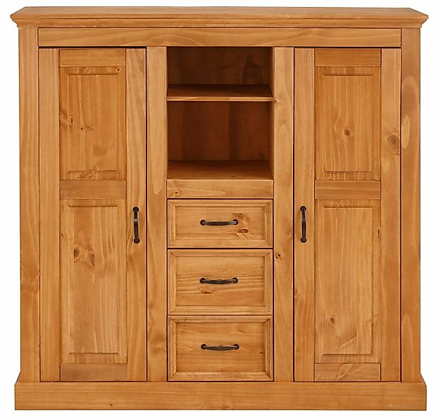 Home affaire Highboard "Selma", Stauraumschrank, Breite 130 cm günstig online kaufen