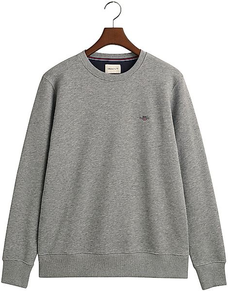 Gant Sweatshirt "REG SHIELD C-NECK SWEAT", mit Logostickerei auf der Brust günstig online kaufen