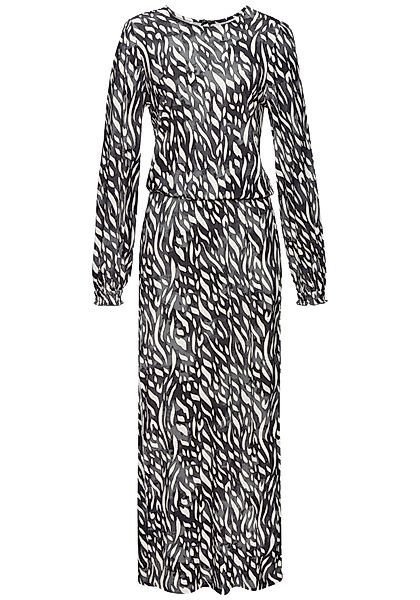 LASCANA Maxikleid, mit seitlichem Schlitz, Jerseykleid im Alloverprint günstig online kaufen