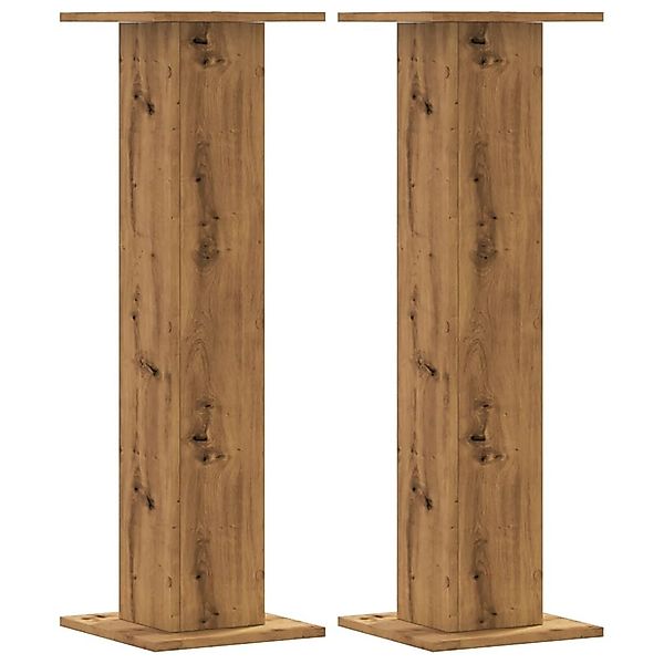 vidaXL Blumenständer Pflanzenständer 2 Stk. Artisan-Eiche günstig online kaufen