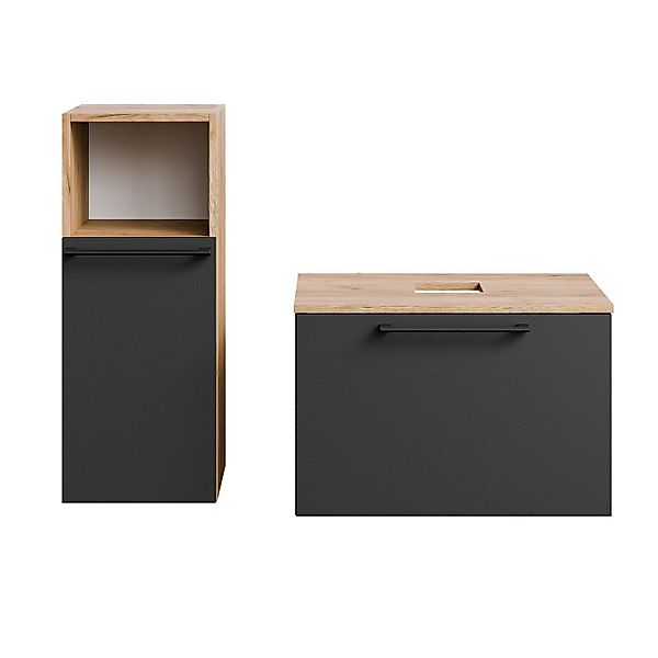 Planetmöbel Badmöbel-Set Astra, (Waschbeckenunterschrank, 2-St., Badezimmer günstig online kaufen