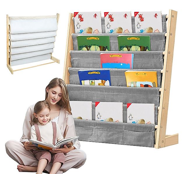 JEOBEST Bücherregal Kinder Bücherregal, Kinder-Bilderbuchregal, 7-Stöckige, günstig online kaufen