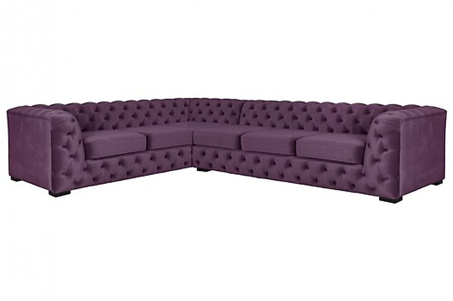 Home affaire Chesterfield-Sofa »KALINA L-Form« hochwertig Chesterfield-Ausf günstig online kaufen
