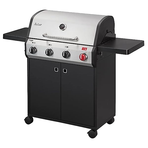 Enders Gasgrill Chicago Next 4 Brenner R Turbo Schwarz-Edelstahl günstig online kaufen